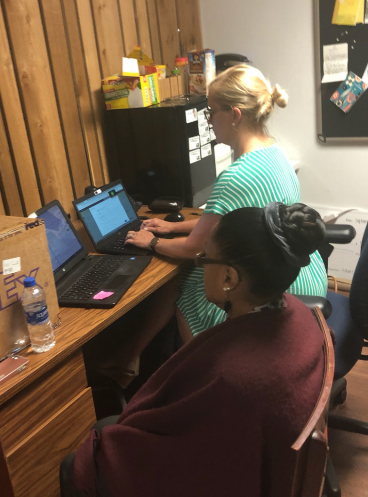 A scene from Apparo's Community Impact Project with Lily Pad Haven and M&S Consulting.