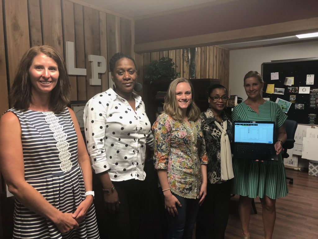 Apparo's Community Impact Project team with Lily Pad Haven and M&S Consulting.