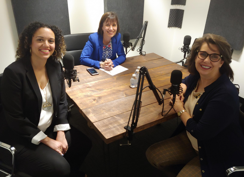 Kim Lanphear and Lavonne McLean speaking with Pamela Escobar on the Do Good Charlotte Podcast.